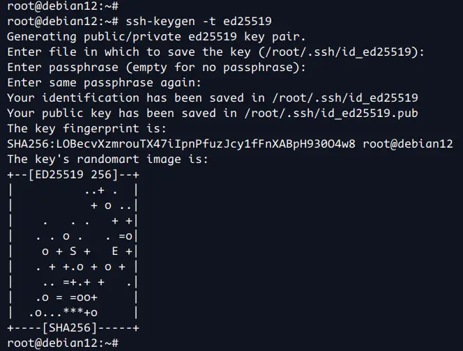 генерация ssh-ключа