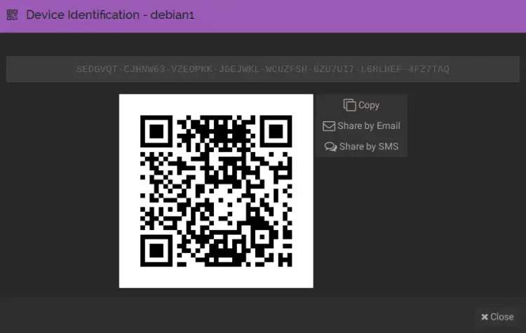 идентификатор копии