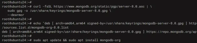 установить mongodb