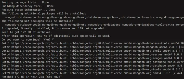 установить mongodb