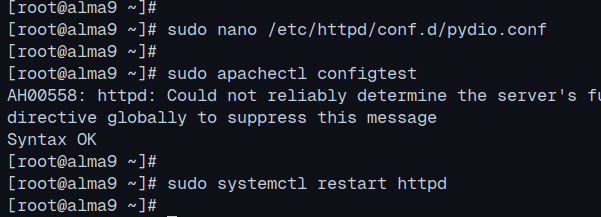 настройка httpd