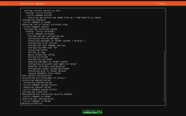 Установка Ubuntu 24.04 завершена