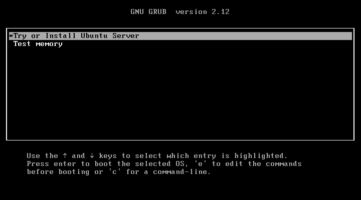 Программа установки Grub