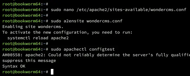 настройка vhost