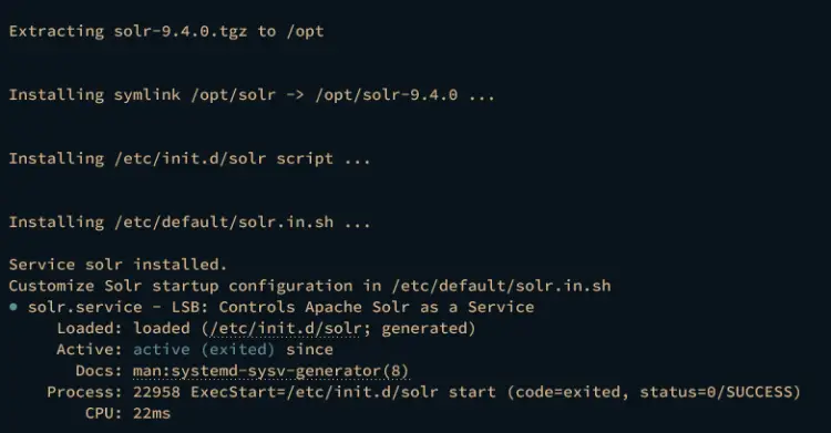 установить solr