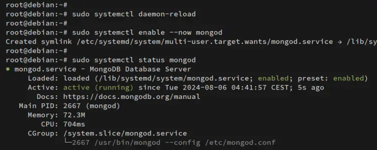 проверить mongodb