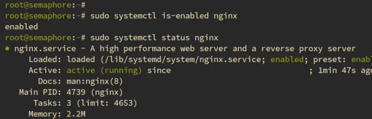 проверить nginx