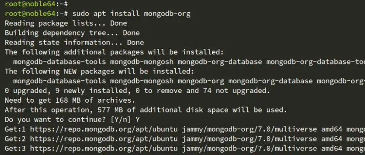 установить mongodb