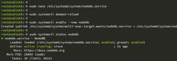 служба nodebb