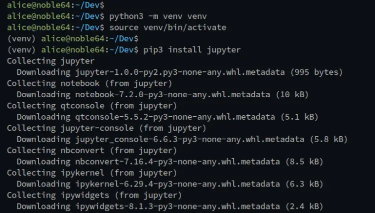 установка jupyter