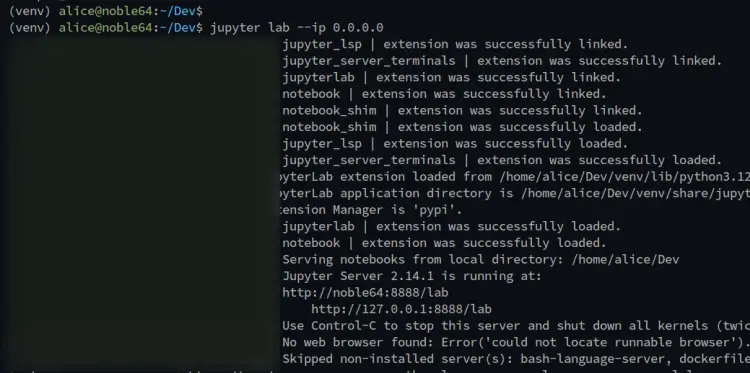 запуск jupyter из командной строки
