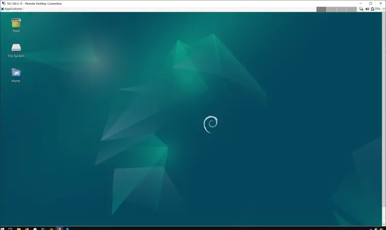 Сервер RDP с рабочим столом XFCE