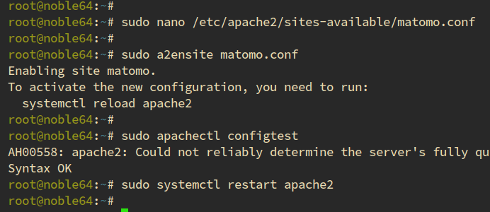 настройка apache