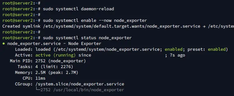 запустить проверку node_exporter