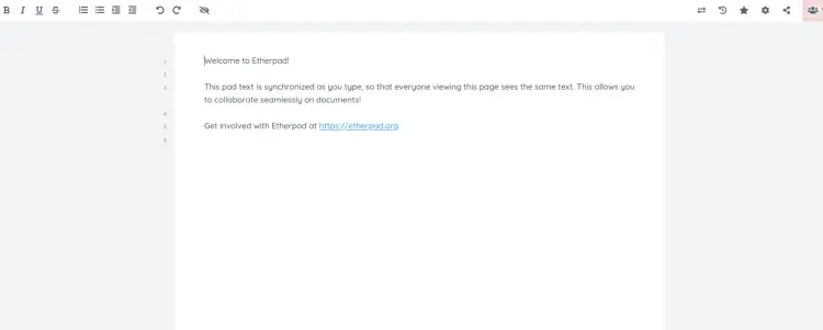 редактор etherpad