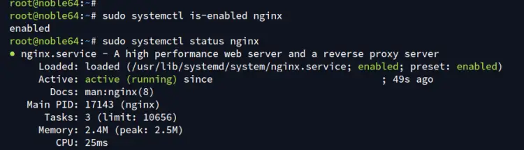 проверить nginx