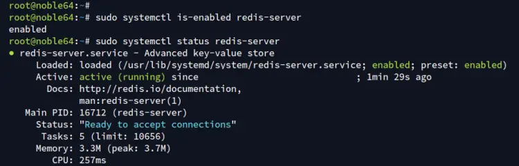 проверить Redis