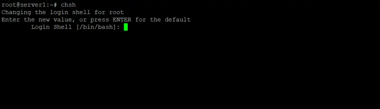 Смена оболочки на bash в Ubuntu