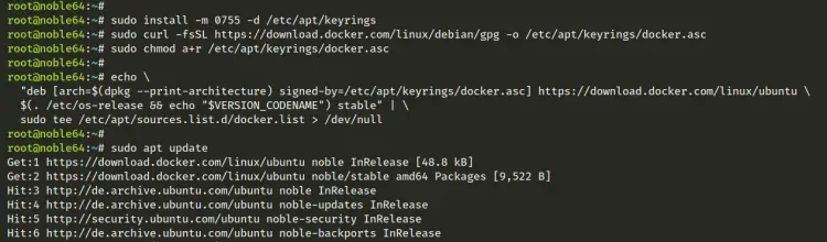 установить docker repo
