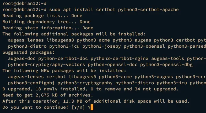 установить certbot