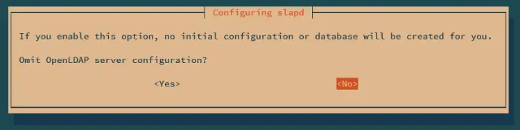 omit database no