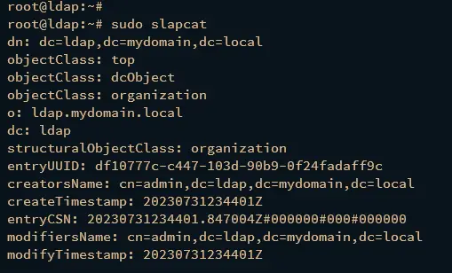 проверка доменного имени openldap