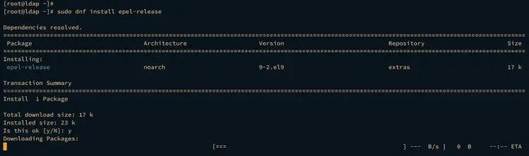 установить репозиторий epel