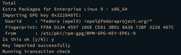 принять ключ gpg