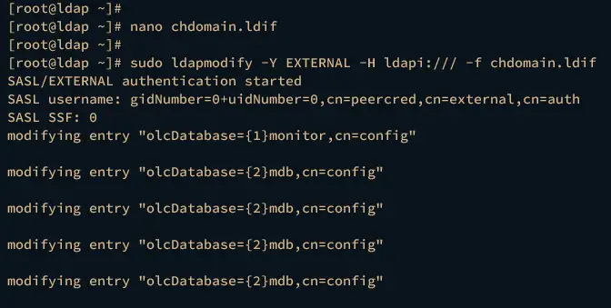 изменить имя домена по умолчанию