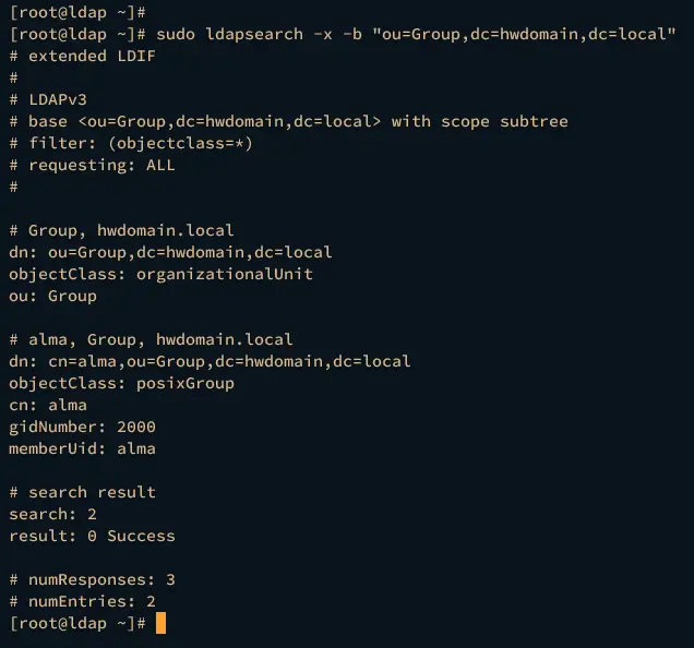 проверка пользователя и группы