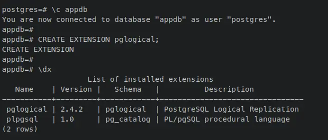 включение плогического режима на базе данных