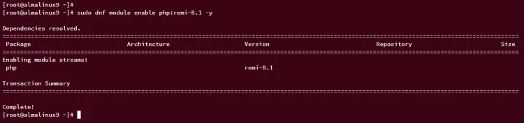 включить репозиторий php 8.1 remi