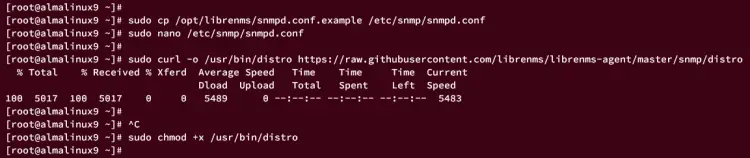 настроить snmpd