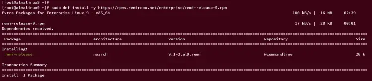 добавить репозиторий remi