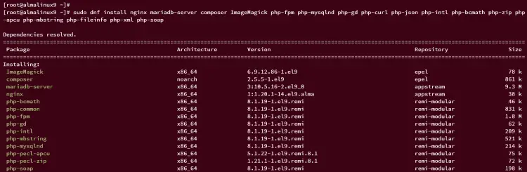 установка зависимостей