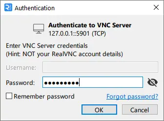 ввод пароля