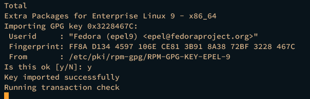 принять ключ gpg
