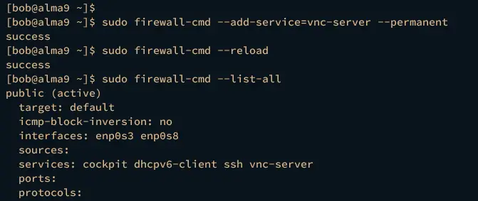 настройка firewalld