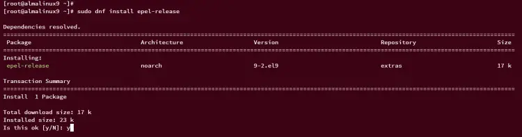 добавить репозиторий epel