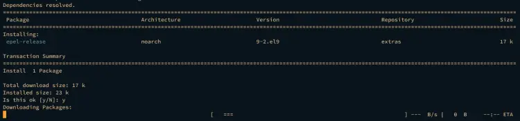 добавление репозитория epel