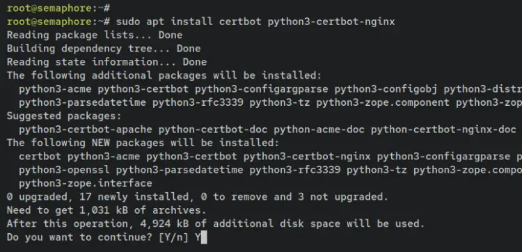 установить certbot