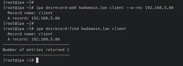 добавить dns-запись