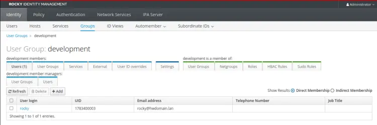 список групп