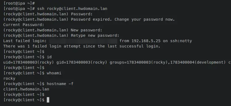 тестовый клиент для входа в систему