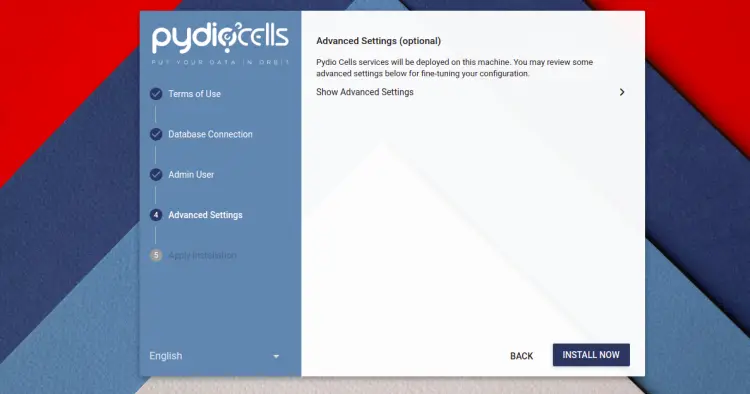 Расширенные настройки Pydio