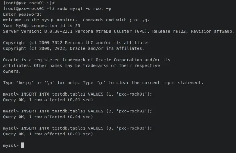 вставить данные