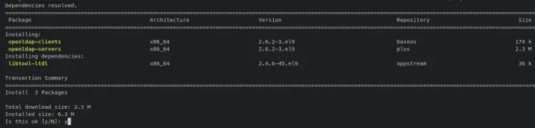 установить сервер openldap