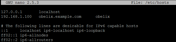 Файл hosts в Ubuntu