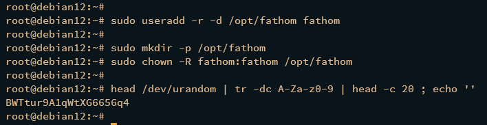 configure fathom