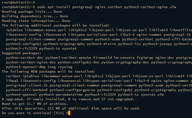 Установите зависимости